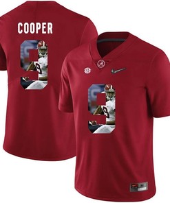 Alabama Crimson Tide Red Amari Cooper College Football Portrait Jersey