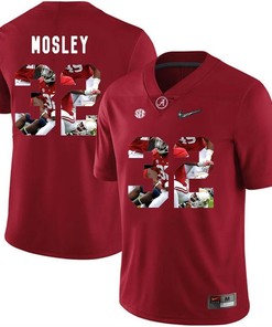 Alabama Crimson Tide Red C.J. Mosley College Football Portrait Jersey