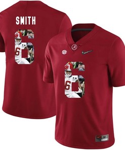 Alabama Crimson Tide Red DeVonta Smith College Football Portrait Jersey