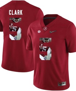 Alabama Crimson Tide Red Ronnie Clark College Football Portrait Jersey