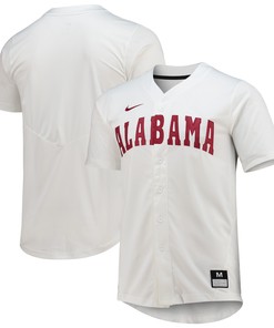 Alabama Crimson Tide Replica Baseball Jersey - White Ncaa