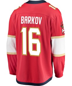 Aleksander Barkov Florida Panthers Breakaway Jersey - Red Jersey