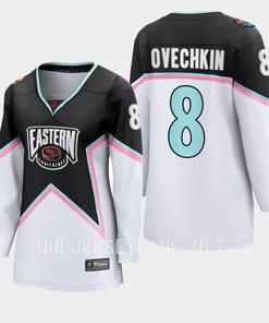Alex Ovechkin 8 Washington Capitals 2023 All-Star Game Jersey Black Equipment