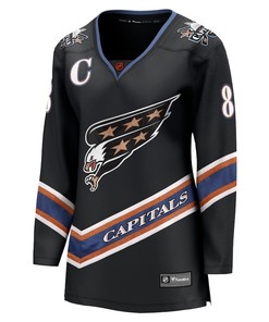 Alexander Ovechkin 8 Washington Capitals Special Edition 2.0 Breakaway Women Jersey - Black