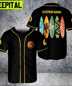 Aloha TIki Bar - Afternoon and Beach Style Custom Name BaseBall Jersey
