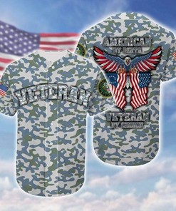 American By Birth Veteran By Choice Eagle Military 3d Personalized 3d Baseball Jersey kv
