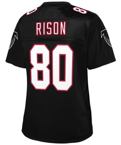 Andre Rison Atlanta Falcons Nfl Pro Line Womens Retired Player Jersey - Black