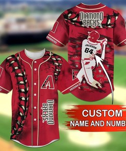 Arizona Diamondbacks MLB Personalized Name Number Baseball Jersey Shirt