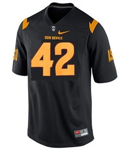 Arizona State Sun Devils #42 Pat Tillman Black Football Jersey