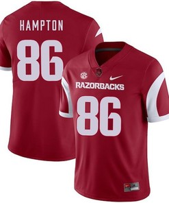 Arkansas Razorbacks 2018 Game Cardinal Dan Hampton College Football Jersey
