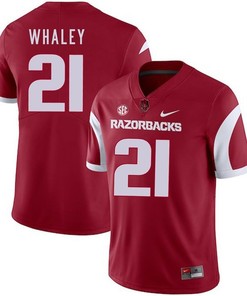 Arkansas Razorbacks 2018 Game Cardinal Devwah Whaley College Football Jersey