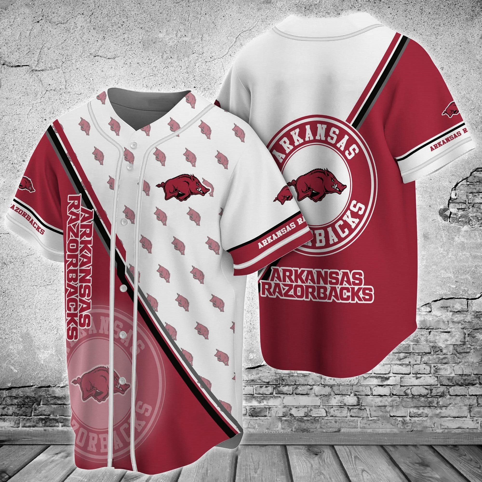 Arkansas Razorbacks NCAA Baseball Jersey shirt For Fans