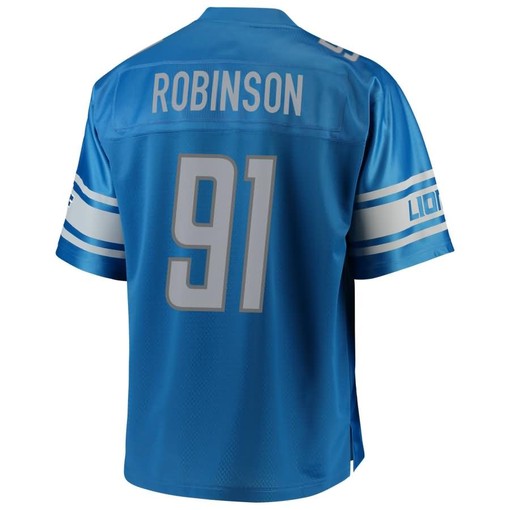 Ashawn Robinson Detroit Lions Nfl Pro Line Team Color Player Jersey - Blue