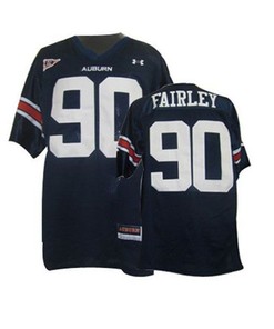 Auburn Tigers #90 Nick Fairley Blue Football Jersey