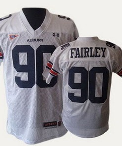 Auburn Tigers #90 Nick Fairley White Football Jersey