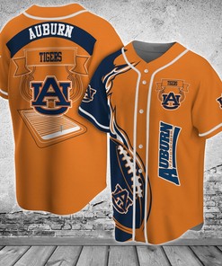 Auburn Tigers NCAA Baseball Jersey Shirt Classic