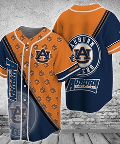 Auburn Tigers NCAA Baseball Jersey Shirt For fFans