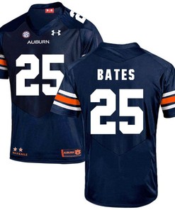 Auburn Tigers Navy Daren Bates Football Player Performance Jersey