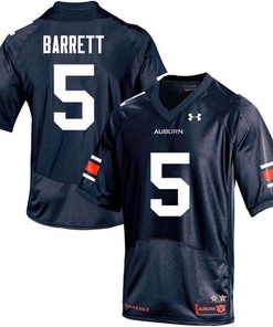Auburn Tigers Navy Devan Barrett College Football Jersey