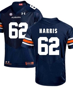 Auburn Tigers Navy Josh Harris Football Player Performance Jersey