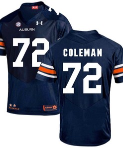 Auburn Tigers Navy Shon Coleman Football Player Performance Jersey