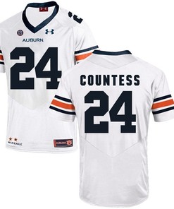 Auburn Tigers White Blake Countess Football Player Performance Jersey