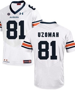 Auburn Tigers White C.J. Uzomah Football Player Performance Jersey