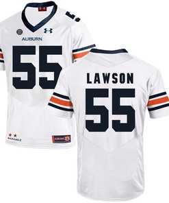 Auburn Tigers White Carl Lawson Football Player Performance Jersey