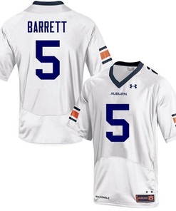 Auburn Tigers White Devan Barrett College Football Jersey