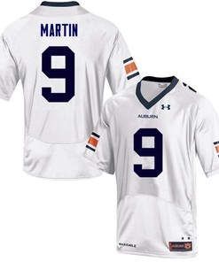 Auburn Tigers White Kam Martin College Football Jersey
