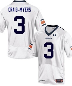Auburn Tigers White Nate Craig-Myers College Football Jersey