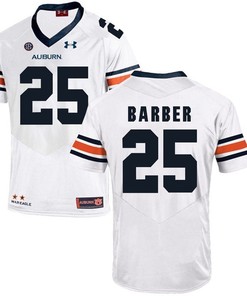Auburn Tigers White Peyton Barber Football Player Performance Jersey