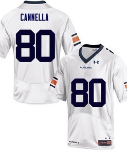 Auburn Tigers White Sal Cannella College Football Jersey