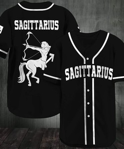 B&ampampw Sagittarius Zodiac Personalized 3d Baseball Jersey