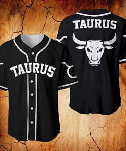 B&ampampw Taurus Zodiac Personalized 3d Baseball Jersey