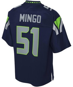 Barkevious Mingo Seattle Seahawks Nfl Pro Line Player Jersey - College Navy