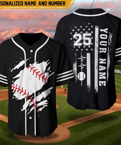 Baseball American Flag For Baseball Lover 3d Personalized 3d Baseball Jersey dh