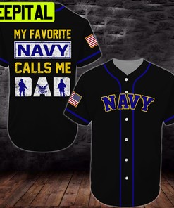Baseball Jersey United States Navy All Over Printed Trending Baseball Jersey