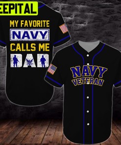 Baseball Jersey United States Navy veteran All Over Printed Trending Baseball Jersey