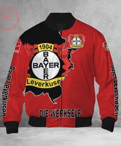 Bayer 04 Leverkusen Red Bomber Jacket