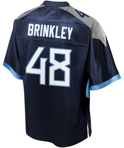Beau Brinkley Tennessee Titans Nfl Pro Line Team Player Jersey - Navy