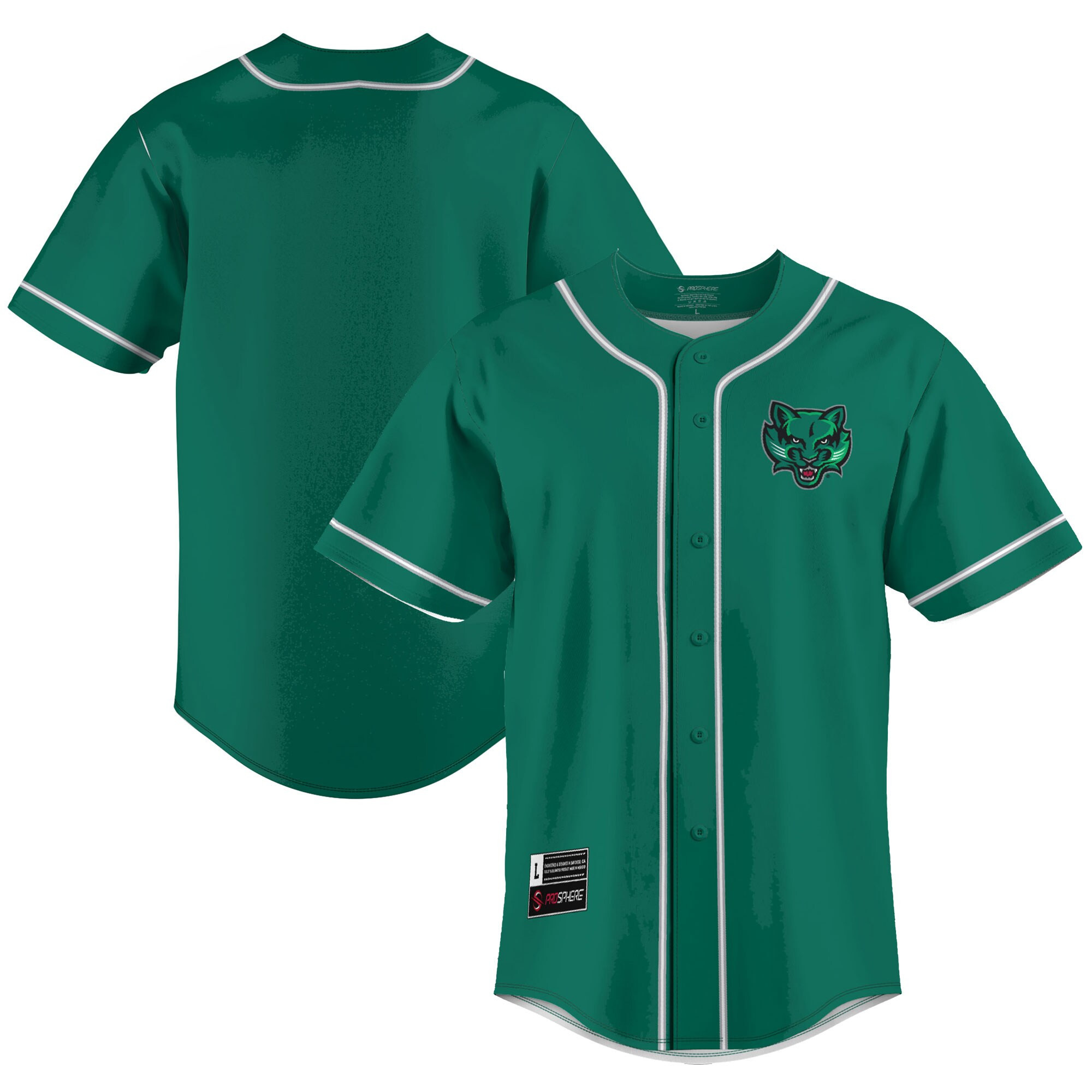 Binghamton Bearcats Baseball Jersey - Green Ncaa