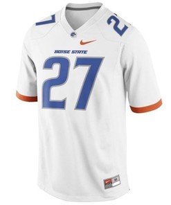 Boise State Broncos #27 Jay Ajayi White Football Jersey