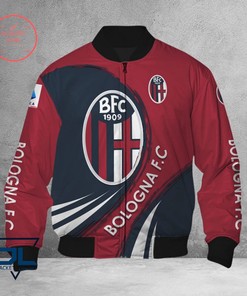 Bologna FC Red Dark Blue Bomber Jacket