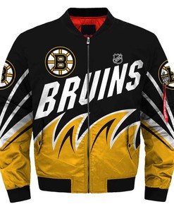 Boston Bruins Winter Jacket 3D Full Print