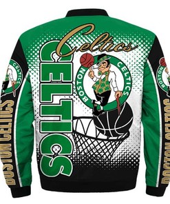 Boston Celtics Bomber Jacket 3D Full Print