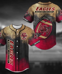 Boston College Eagles NCAA Baseball Jersey Shirt Grenade