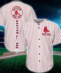 Boston Red Sox Personalized 3d Baseball Jersey 7