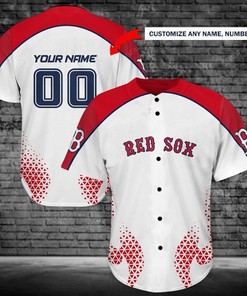 Boston Red Sox Personalized Baseball Jersey Shirt 144