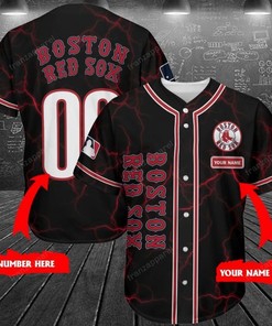 Boston Red Sox Personalized Baseball Jersey Shirt 203